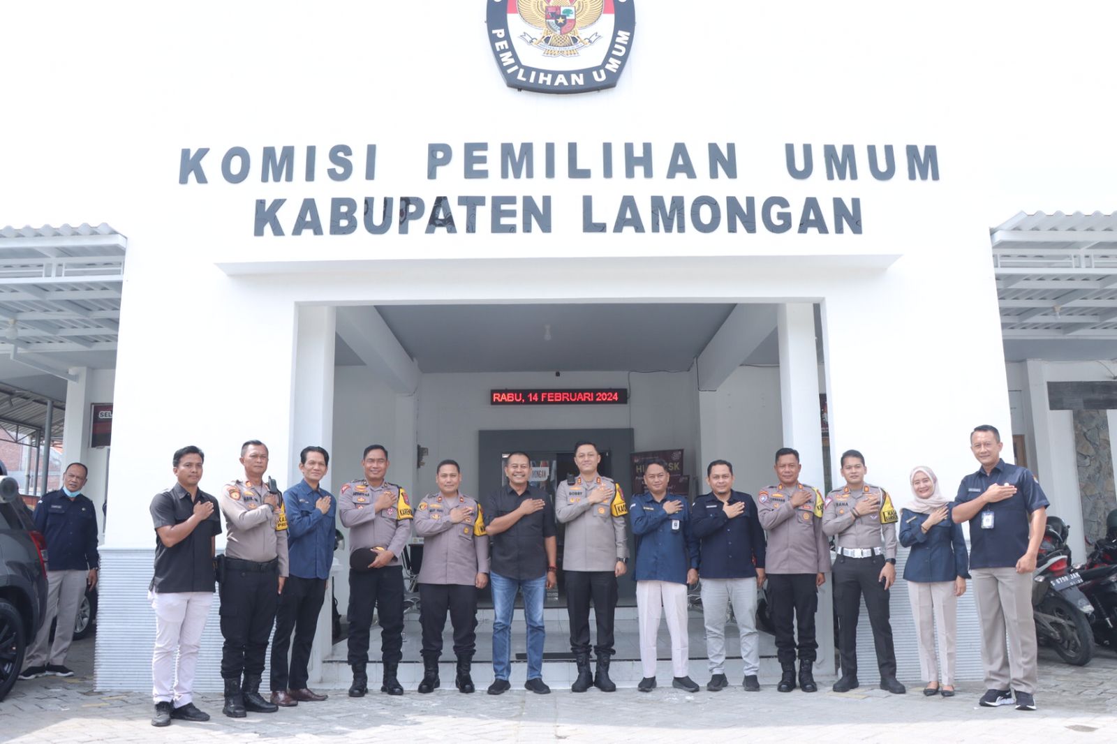 Jelang Pemilu 2024, Kapolres Lamongan Silaturahmi Ke KPU