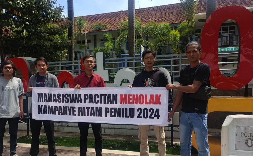 Mahasiswa di Pacitan Kecam dan Tolak Black Campaign Jelang Pemilu 2024