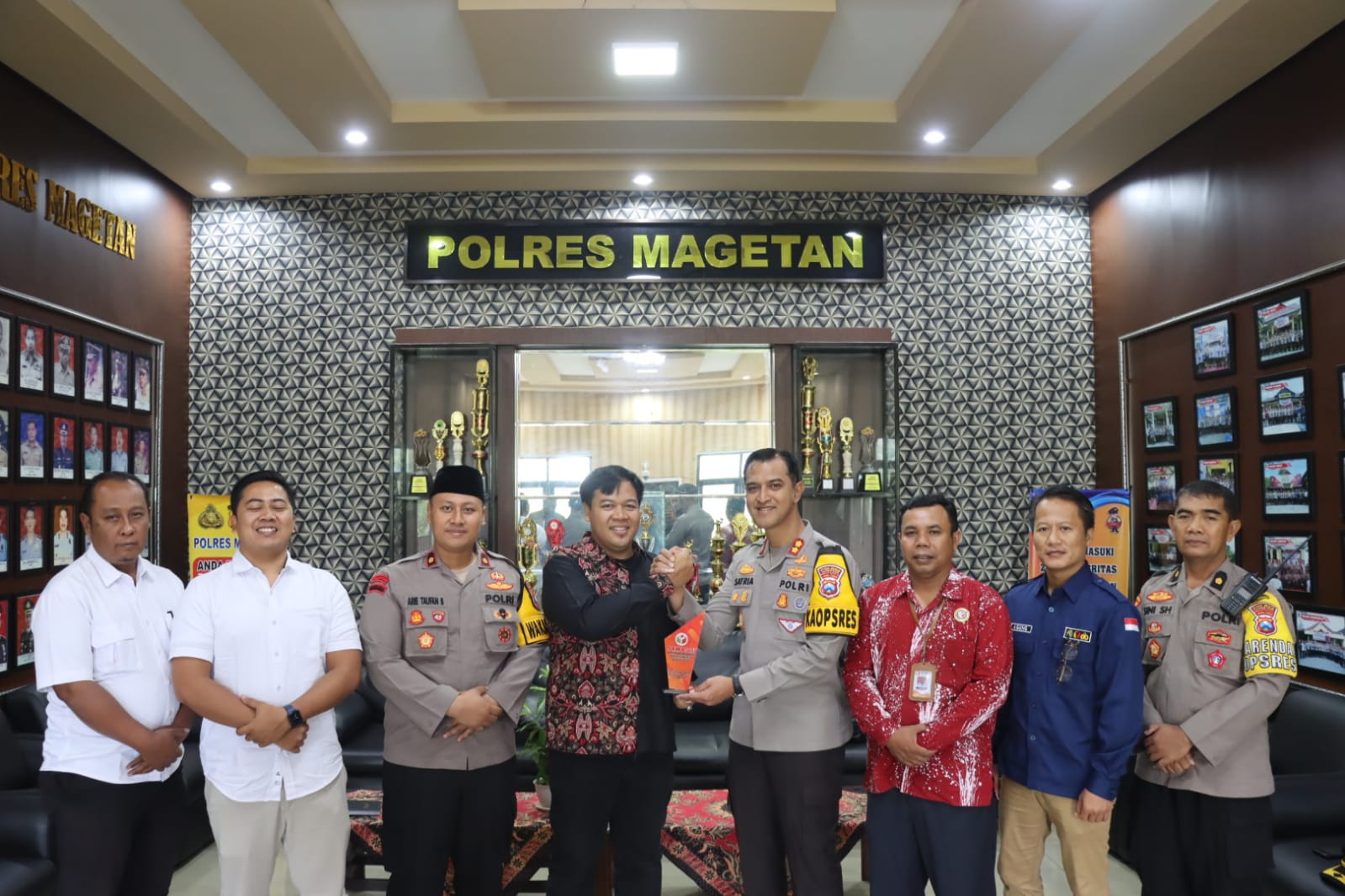 Jalin Sinergitas Antar Gakkumdu, Komisioner Bawaslu Kunjungi Polres Magetan