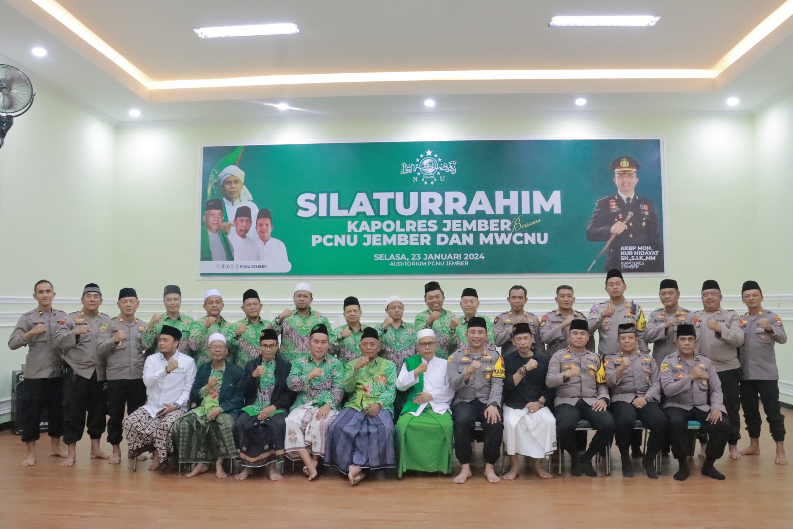 Polres Jember Gandeng Tokoh Ulama Wujudkan Kondusifitas Pemilu 2024