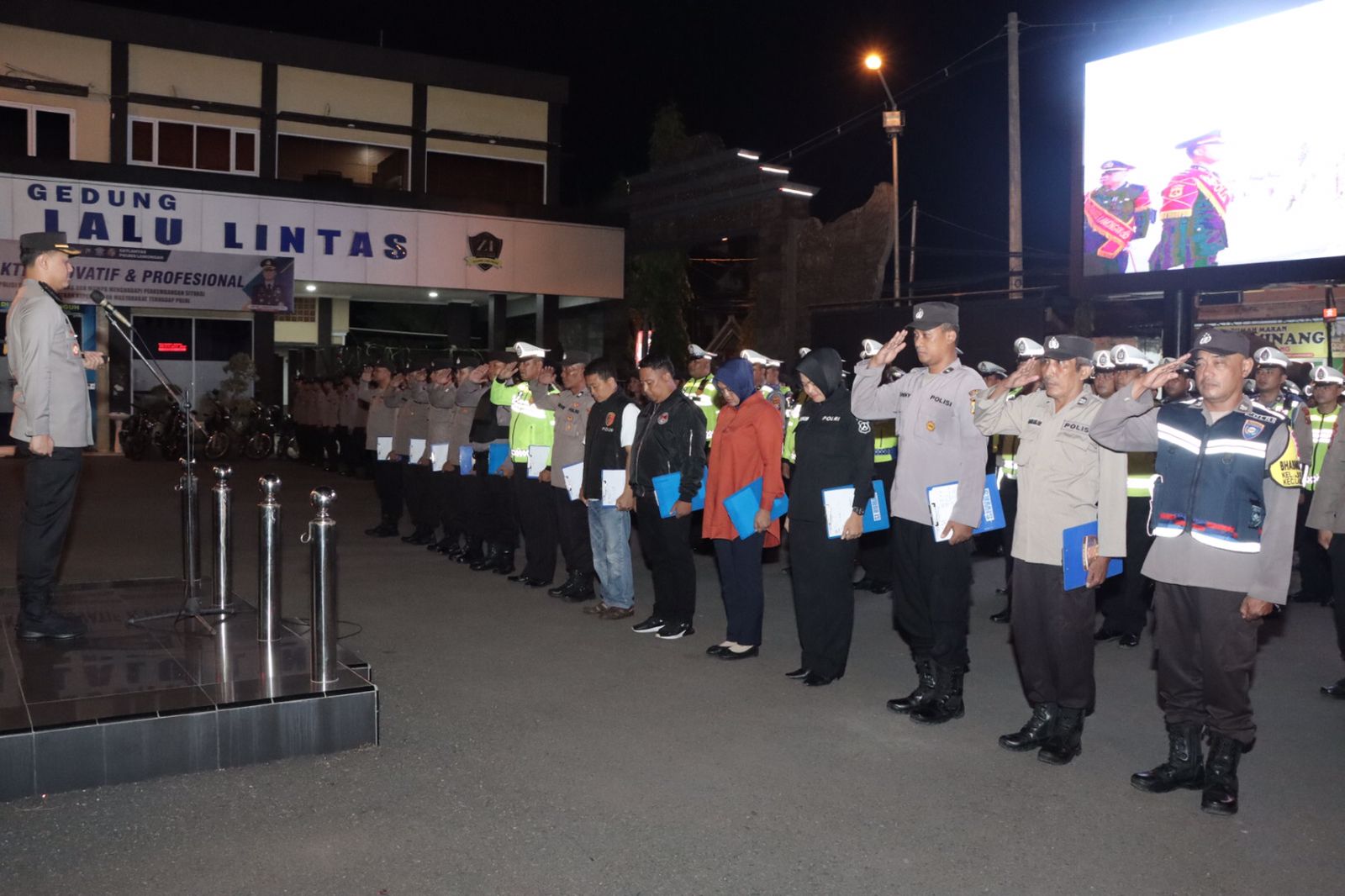 Polres Lamongan Gelar Apel Siaga Antisipasi Konvoi Dan Gesekan Antar Kelompok Perguruan Silat