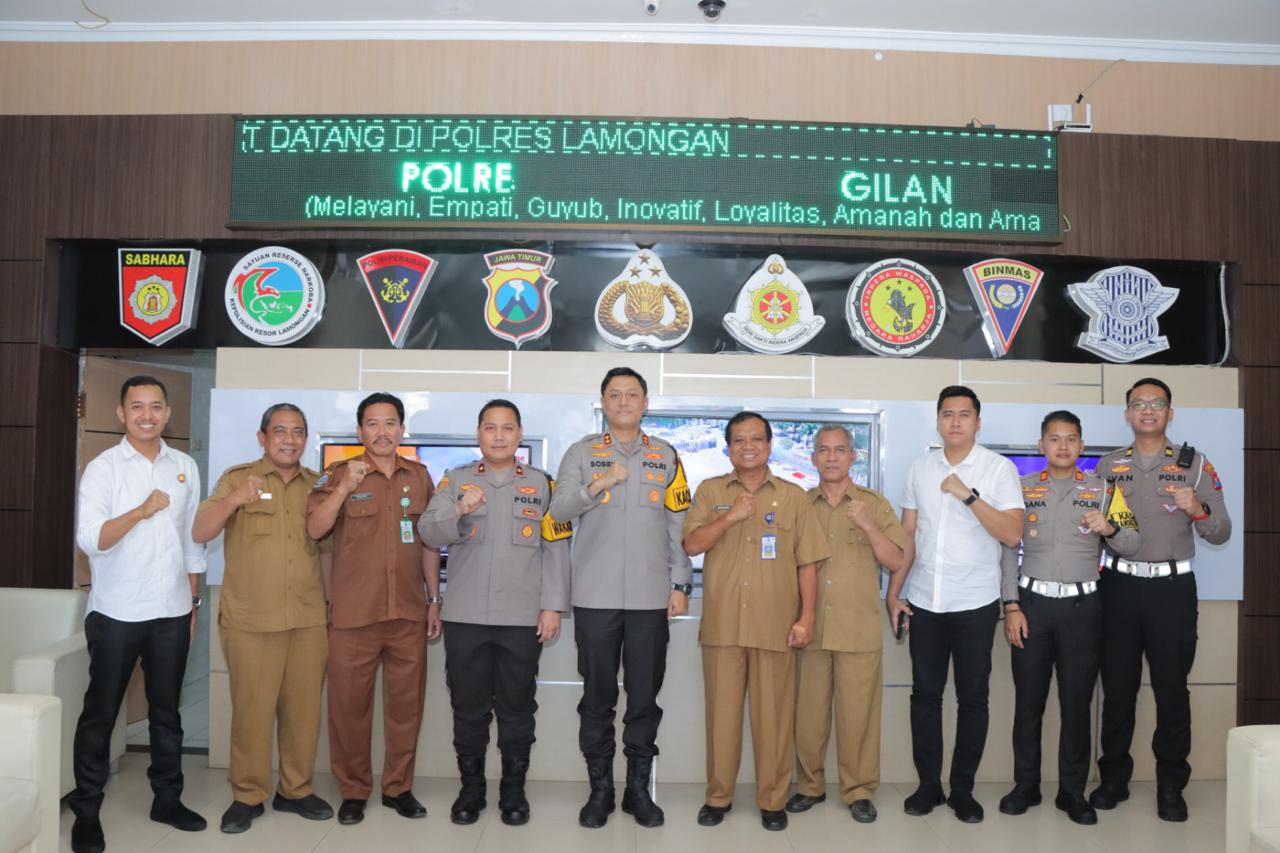 Kapolres Lamongan Sambut Silaturahmi Dari Kepala Dinas Pendidikan Lamongan