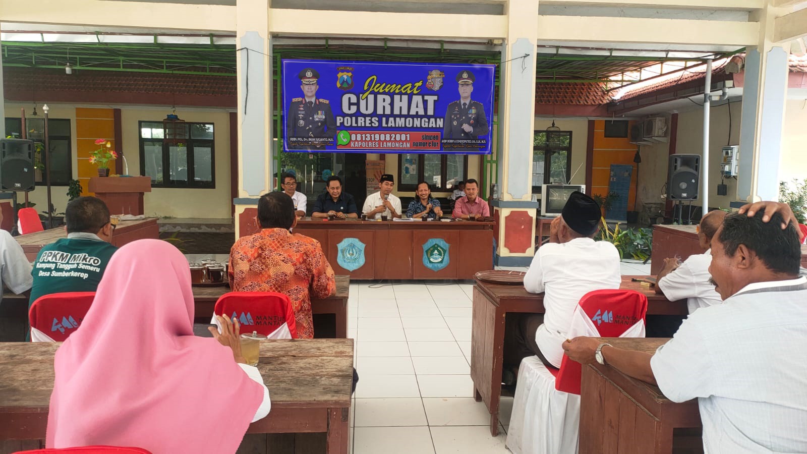 Antisipasi Faham Radikalisme, Polres Lamongan Gelar Jumat Curhat Bersama ASN dan Tokoh Masyarakat
