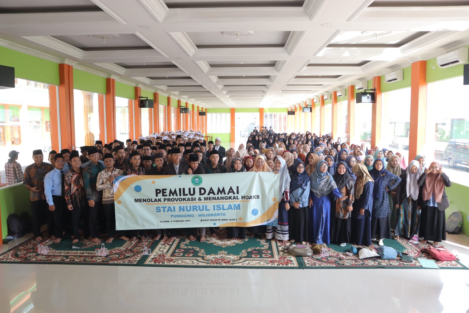 Deklarasi Pemilu Damai, Perguruan Tinggi di Mojokerto Sampaikan Tiga Poin Penting