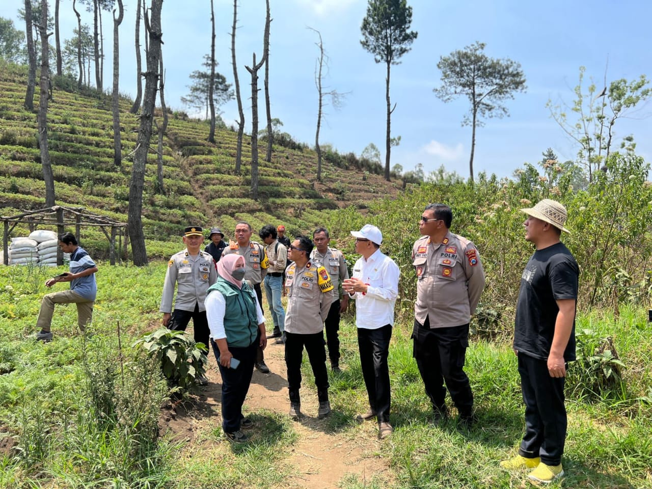 Peduli Ketahanan Pangan dan Lingkungan, Polres Batu Jalankan Program KTLGK