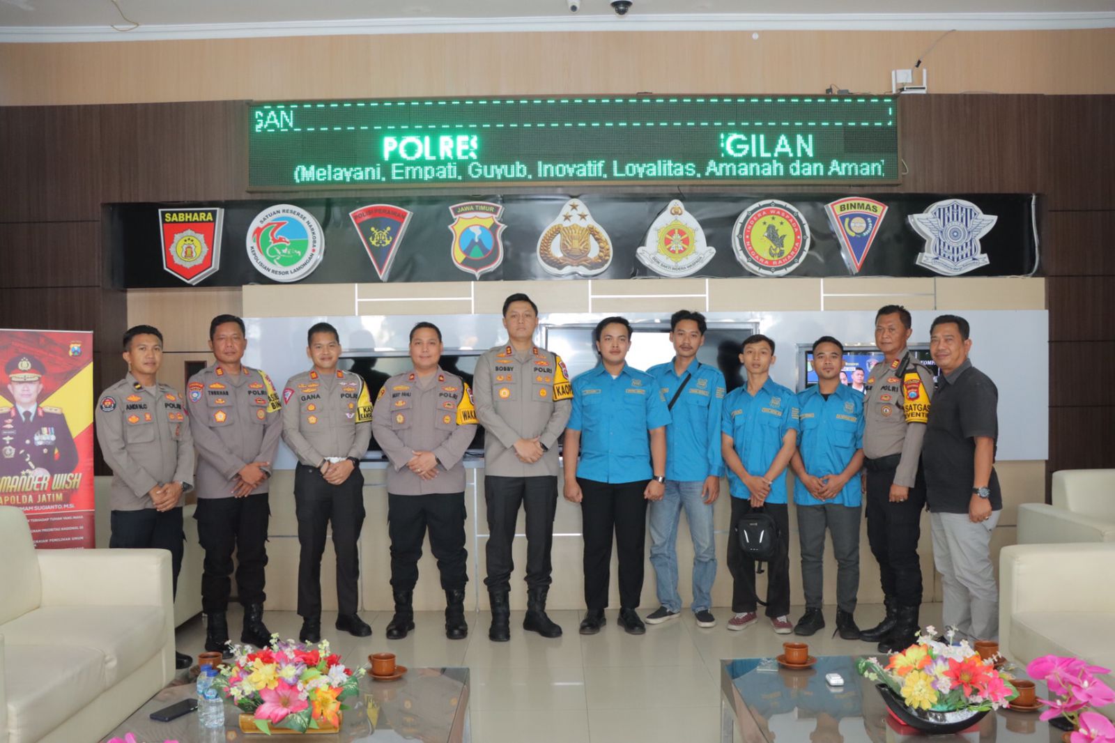 Polres Lamongan Gelar Diagram Bersama Mahasiswa PC PMII Lamongan