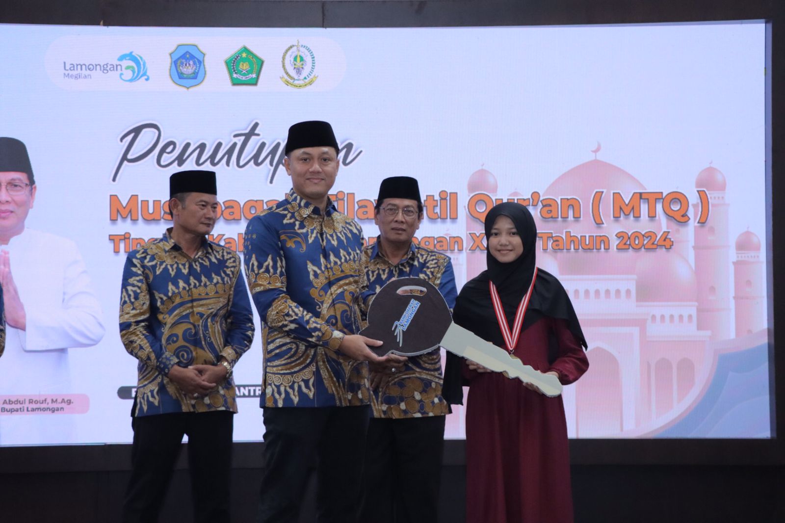 Kapolres Lamongan Hadiri Penutupan MTQ ke-27 Kabupaten Lamongan Tahun 2024