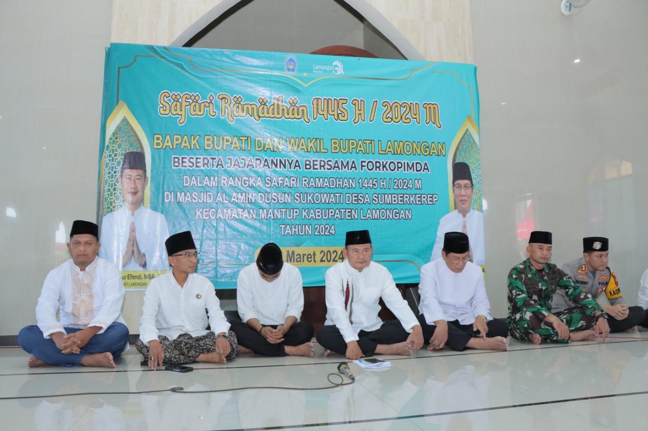 Kapolres Lamongan Bersama Forkopimda Gelar Safari Ramadhan 1445 H Selama Bulan Puasa