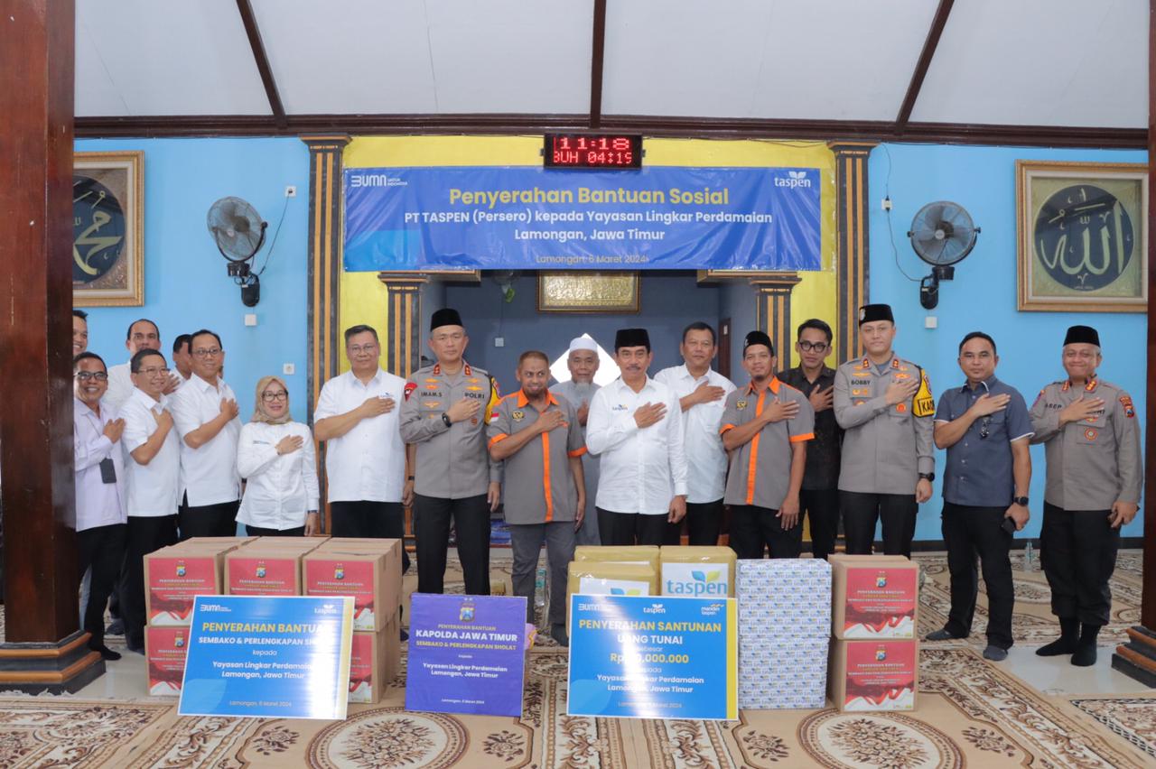 Kunjungan Kerja Komisaris Utama PT Taspen dan Kapolda Jawa Timur ke Yayasan Lingkar Perdamaian