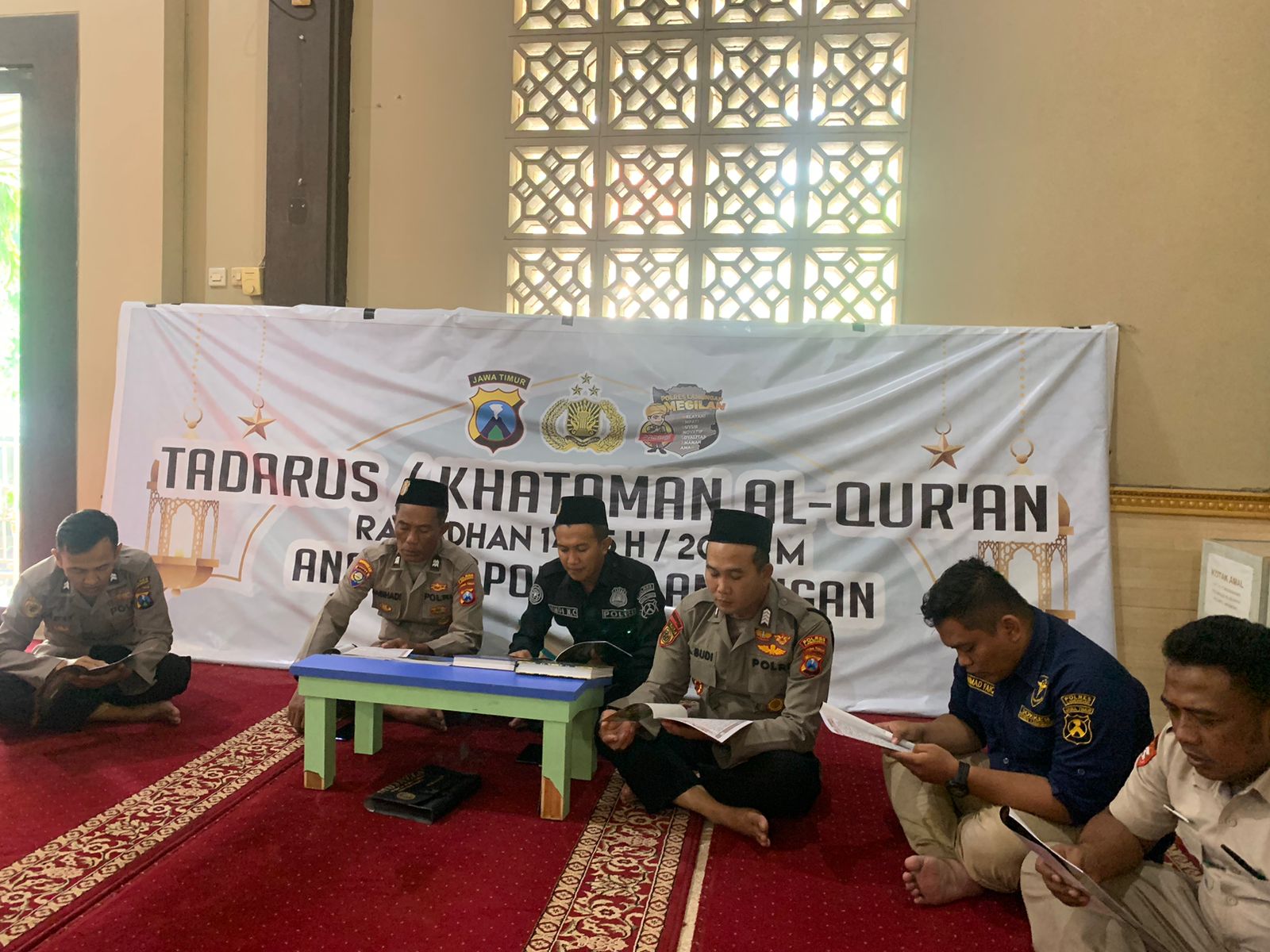 Polres Lamongan Gelar Tadarus Khataman Alquran Selama Bulan Ramadhan