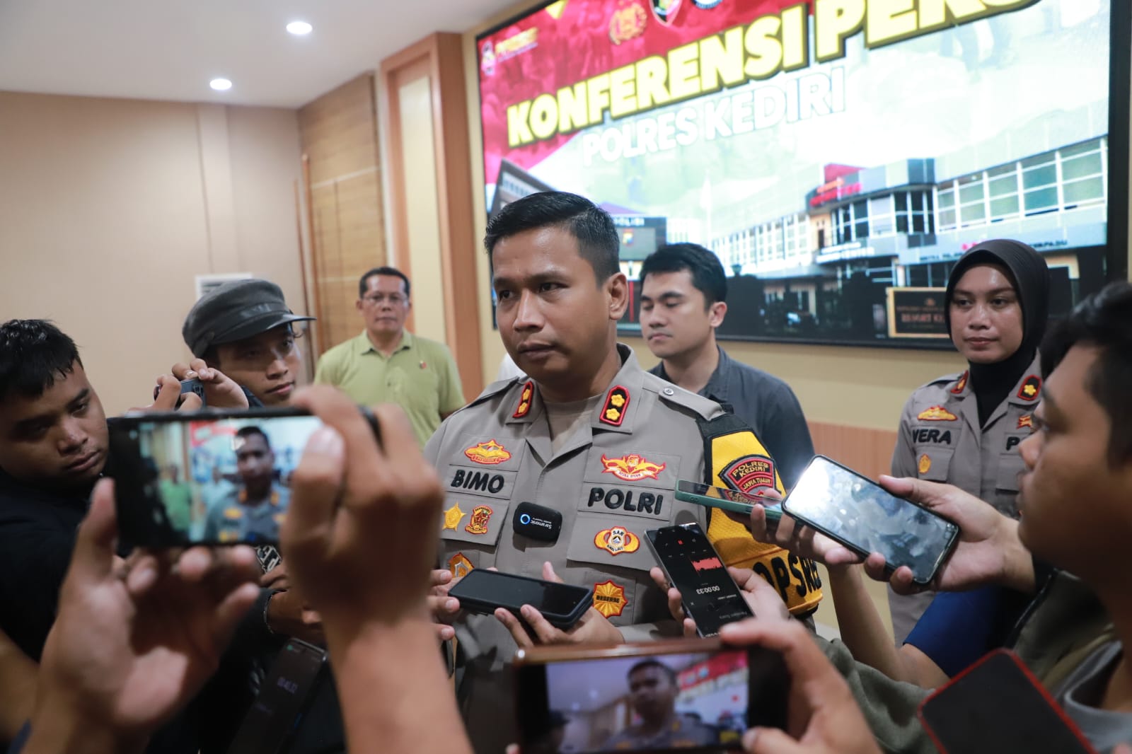 Kapolres Kediri Akan Tindak Tegas Oknum Penimbun Bahan Pangan