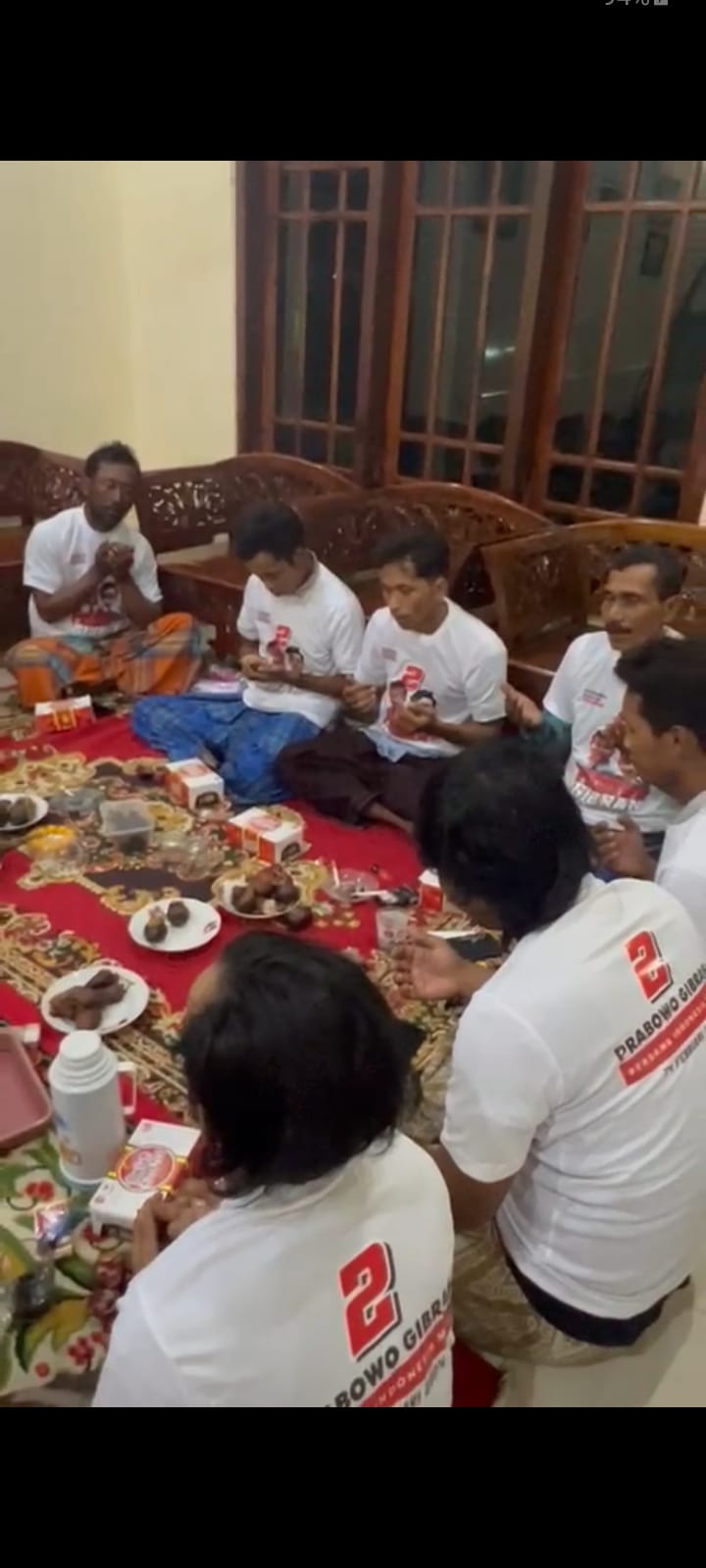 DOA BERSAMA DAN SYUKURAN RELAWAN BOLONE MASE LAMONGAN  PASKA PENGUMUMAN OLEH KPU RI ATAS KEMENANGAN PRABOWO-GIBRAN