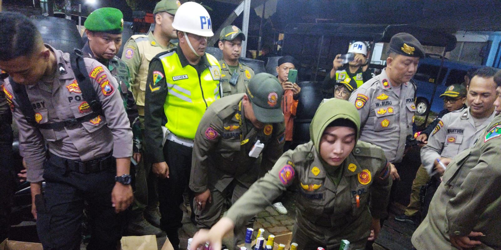 Operasi Pekat Semeru 2024 Polresta Malang Kota Amankan Ratusan Botol Miras
