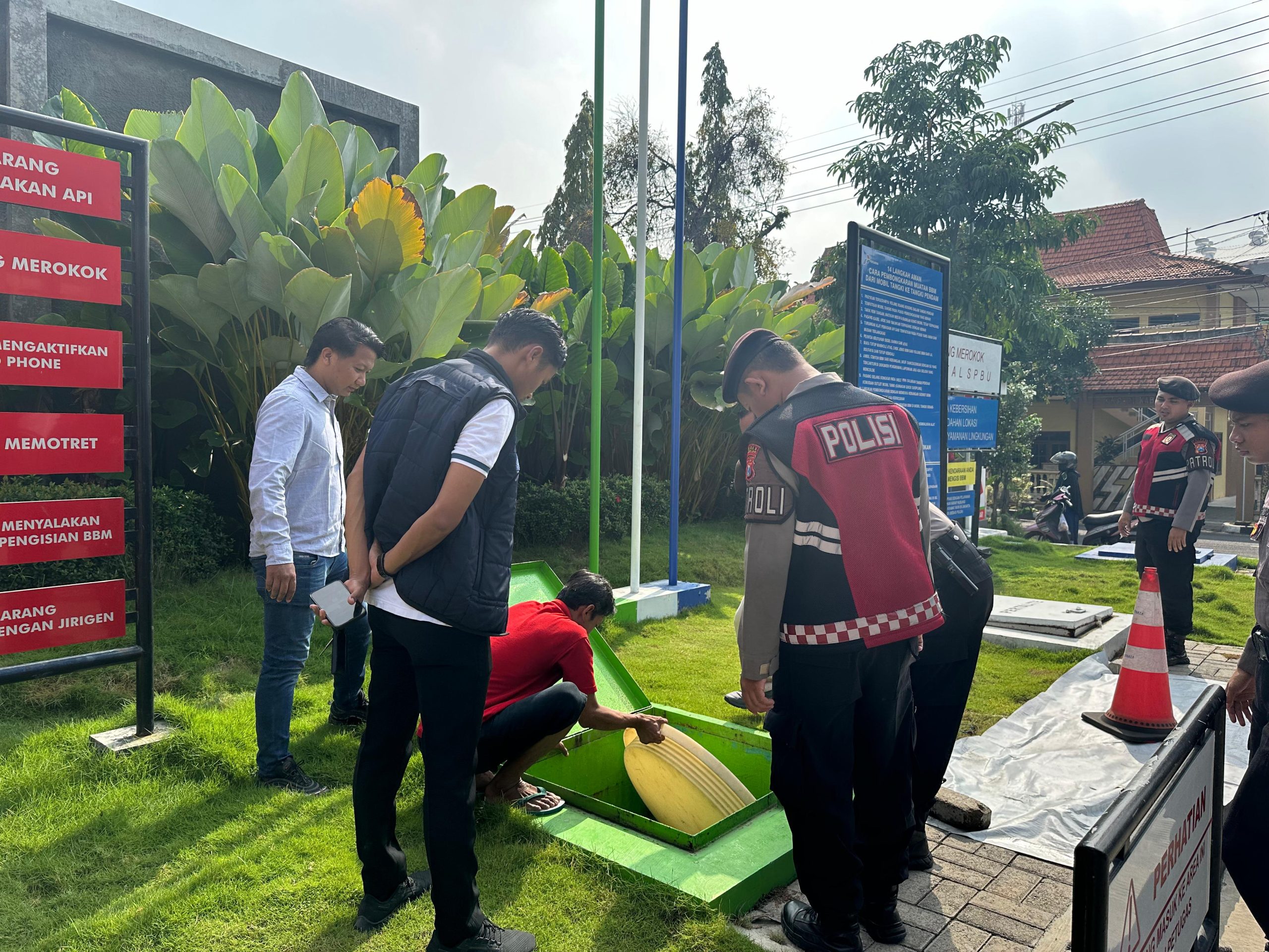 Polres Lamongan Intensif Awasi SPBU Demi Cegah Praktik Penjualan BBM yang Tidak Jujur