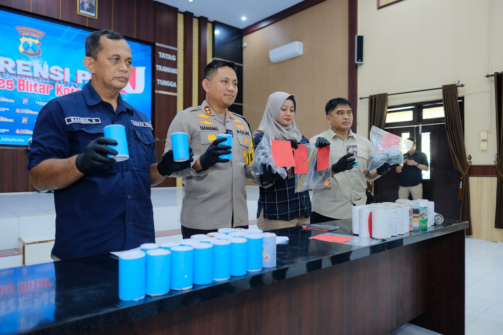 Ops Pekat Semeru 2024, Polres Blitar Kota Berhasil Amankan 2 Pelajar Perakit dan Penjual Bahan Peledak