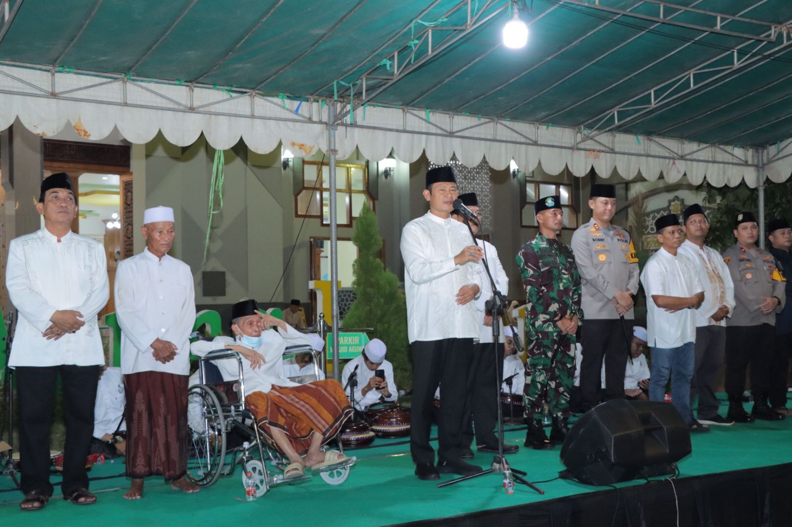 Kapolres Lamongan Hadiri Pemberangkatan Takbir Keliling Hari Raya Idul Fitri 1445 H/2024 M