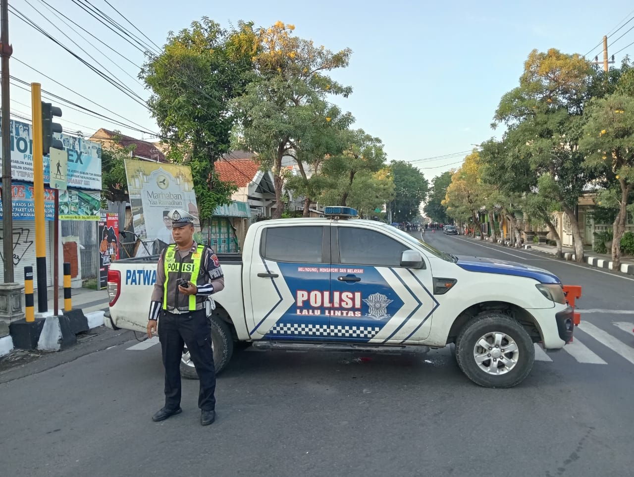 Polres Lamongan Gelar Pengamanan Minggu Ceria di Alun Alun Lamongan