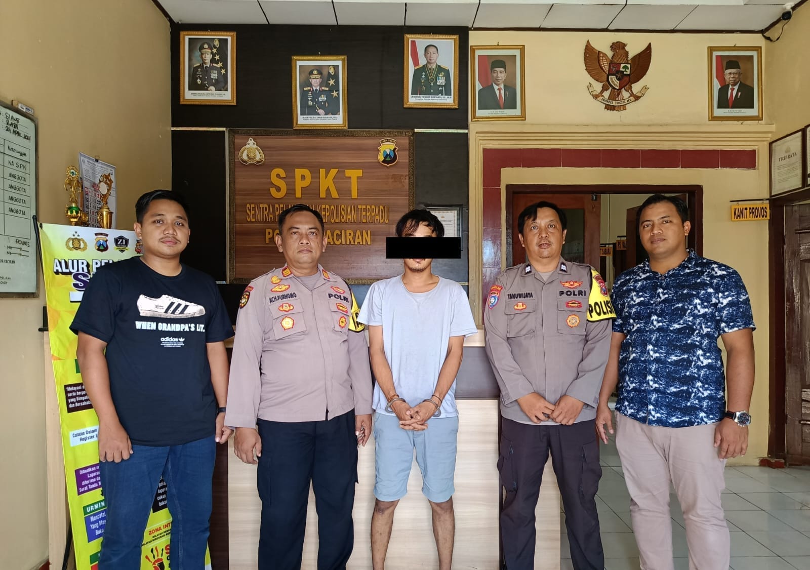 Polsek Paciran Polres Lamongan Berhasil Amankan Pelaku Penipuan Pre Wedding di Beberapa Wilayah Lamongan