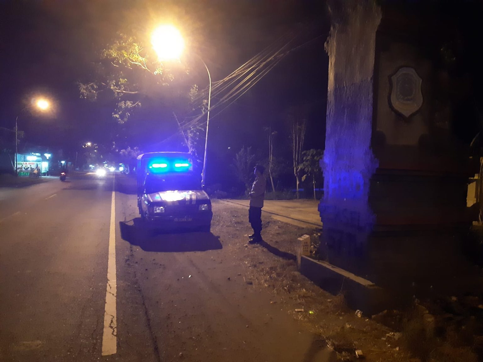 Upaya Polres Lamongan Amankan Wilayah Dengan Pelaksanaan Patroli Blue Light