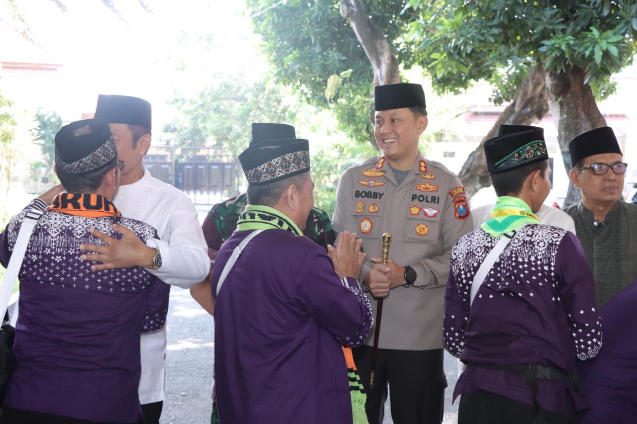 Kapolres Lamongan Hadiri Pemberangkatan Calon Jamaah Haji Tahun 2024