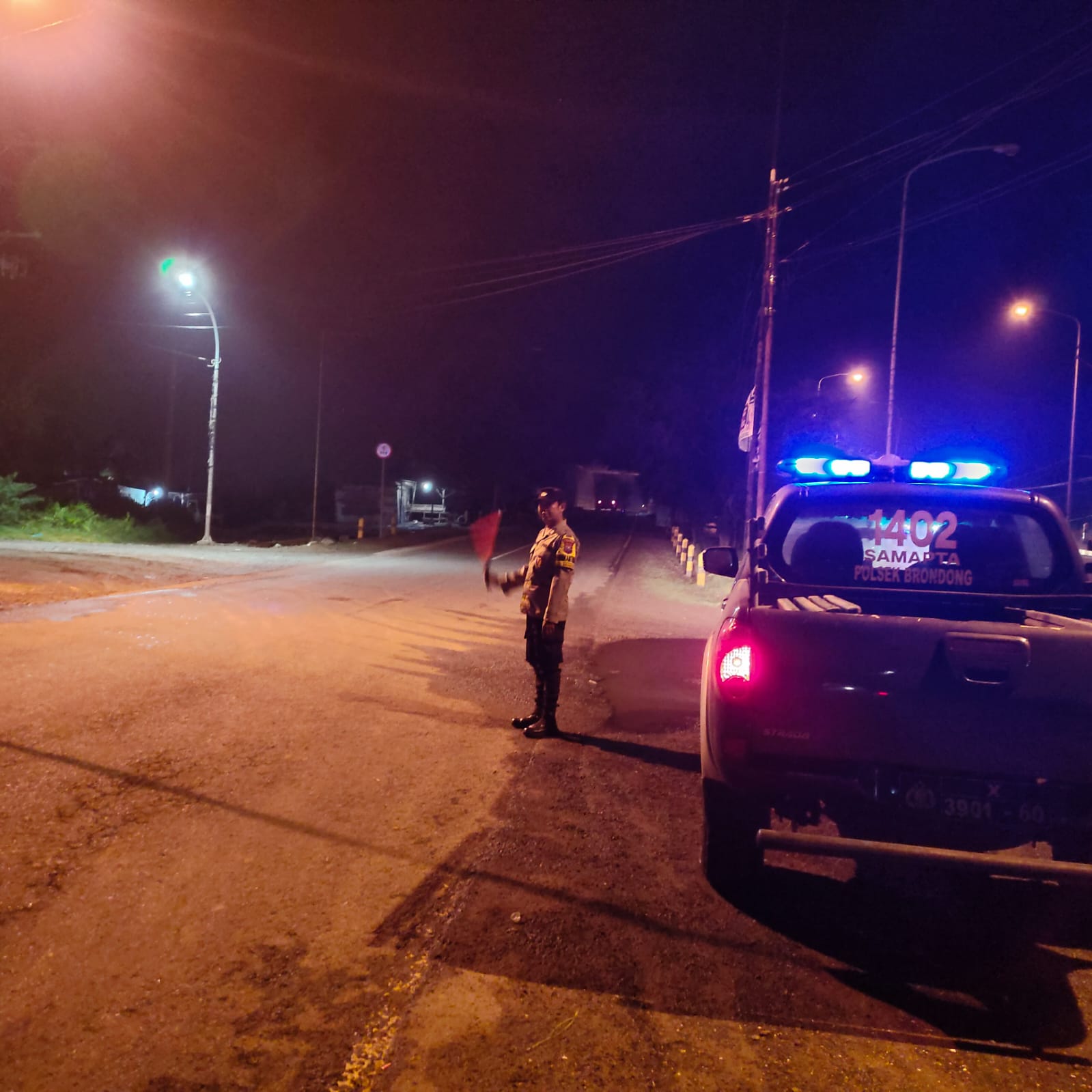 Pelaksanaan Patroli Blue Light Polres Lamongan Optimalkan Tindakan Preventif