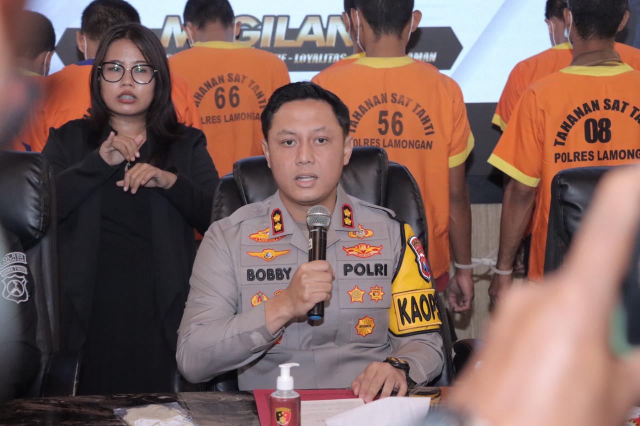 Polres Lamongan berhasil mengungkap Kasus Pembunuhan di Karanggeneng Lamongan