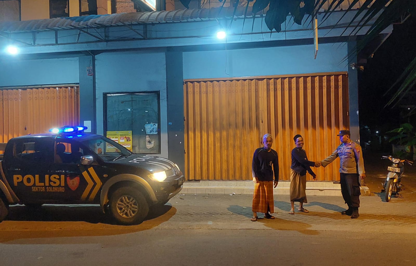 Polsek Solokuro Intensifkan Patroli Bluelight Antisipasi 3C dan Gangguan Kamtibmas Lainnya