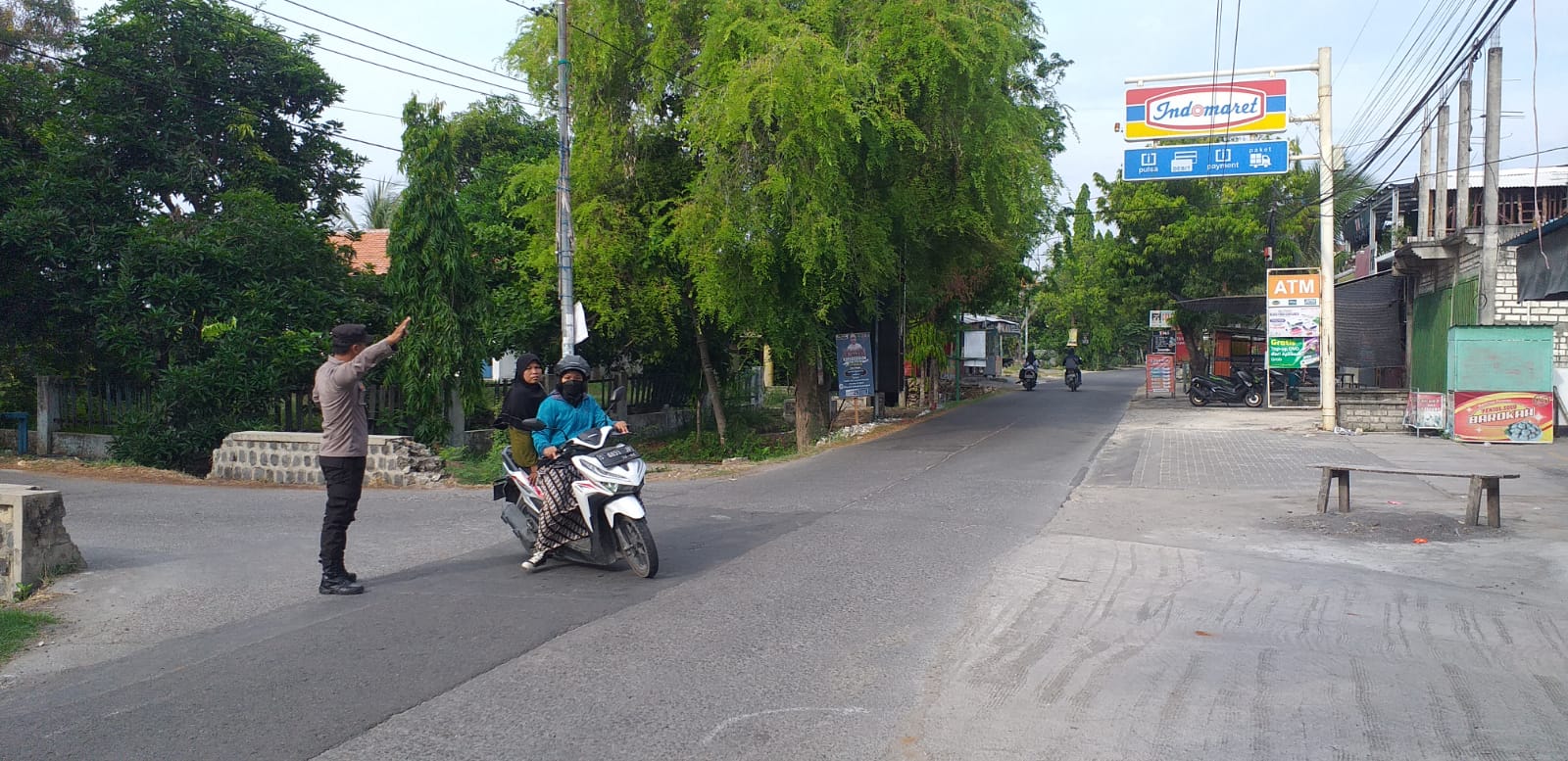 Pastikan Arus Lalu Lintas Lancar, Polres Lamongan Laksanakan Commander Wish