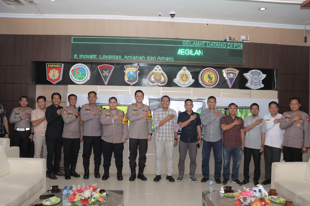 Kapolres Lamongan Sambut Silaturahmi KPU Kabupaten Lamongan di Polres Lamongan
