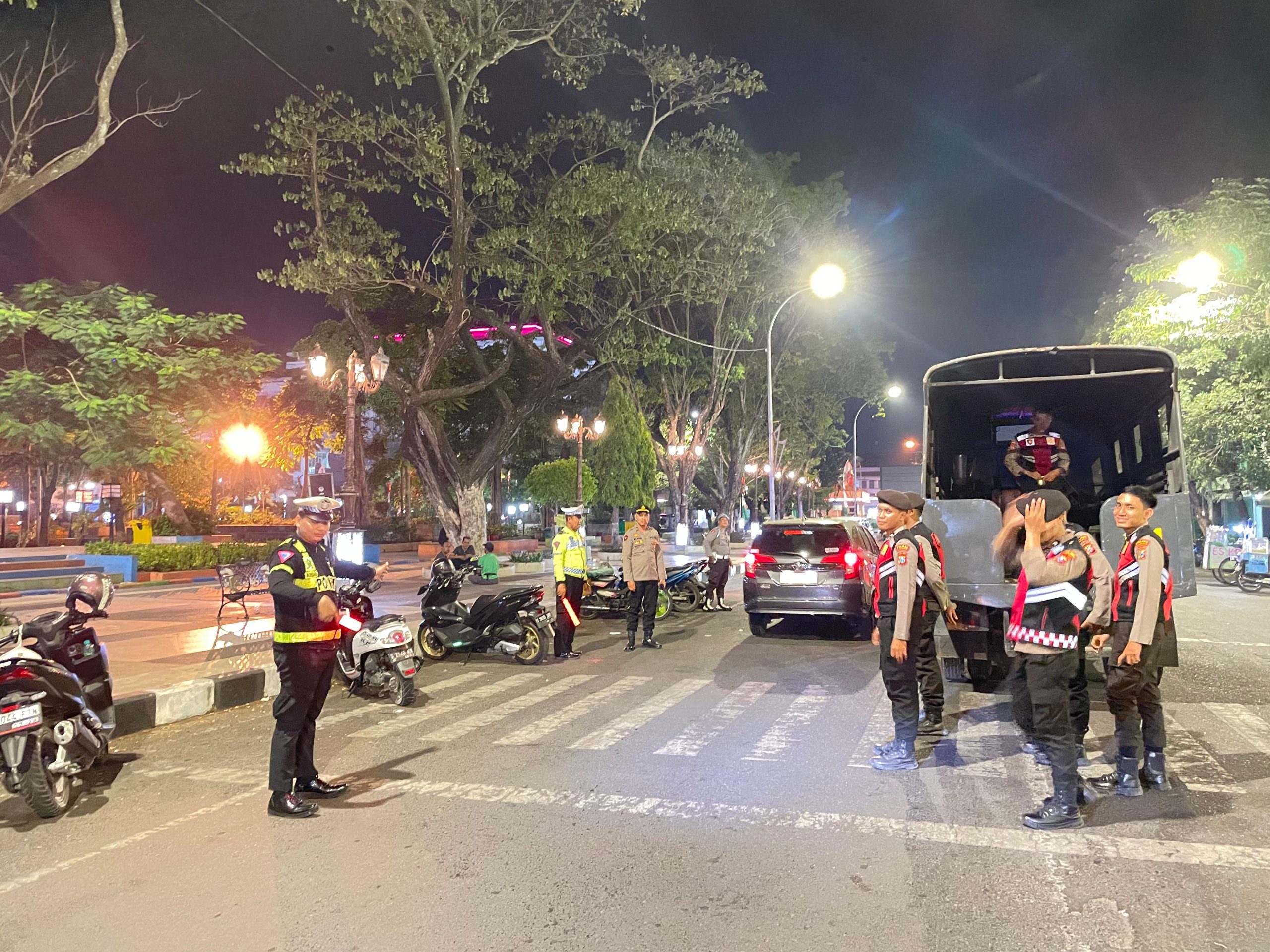Pastikan Situasi Wilayah Aman Dan Kondusif, Polres Lamongan Laksanakan Patroli Harkamtibmas
