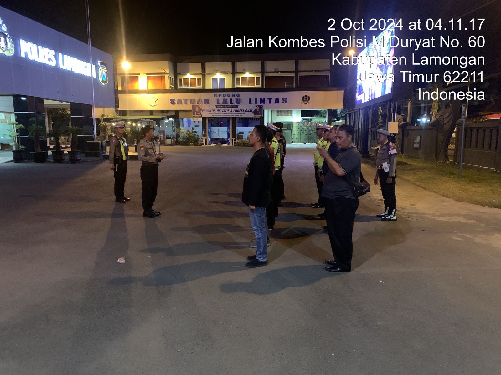 Polres Lamongan Gencar Lakukan Patroli Harkamtibmas Demi Jaga Keamanan Wilayah