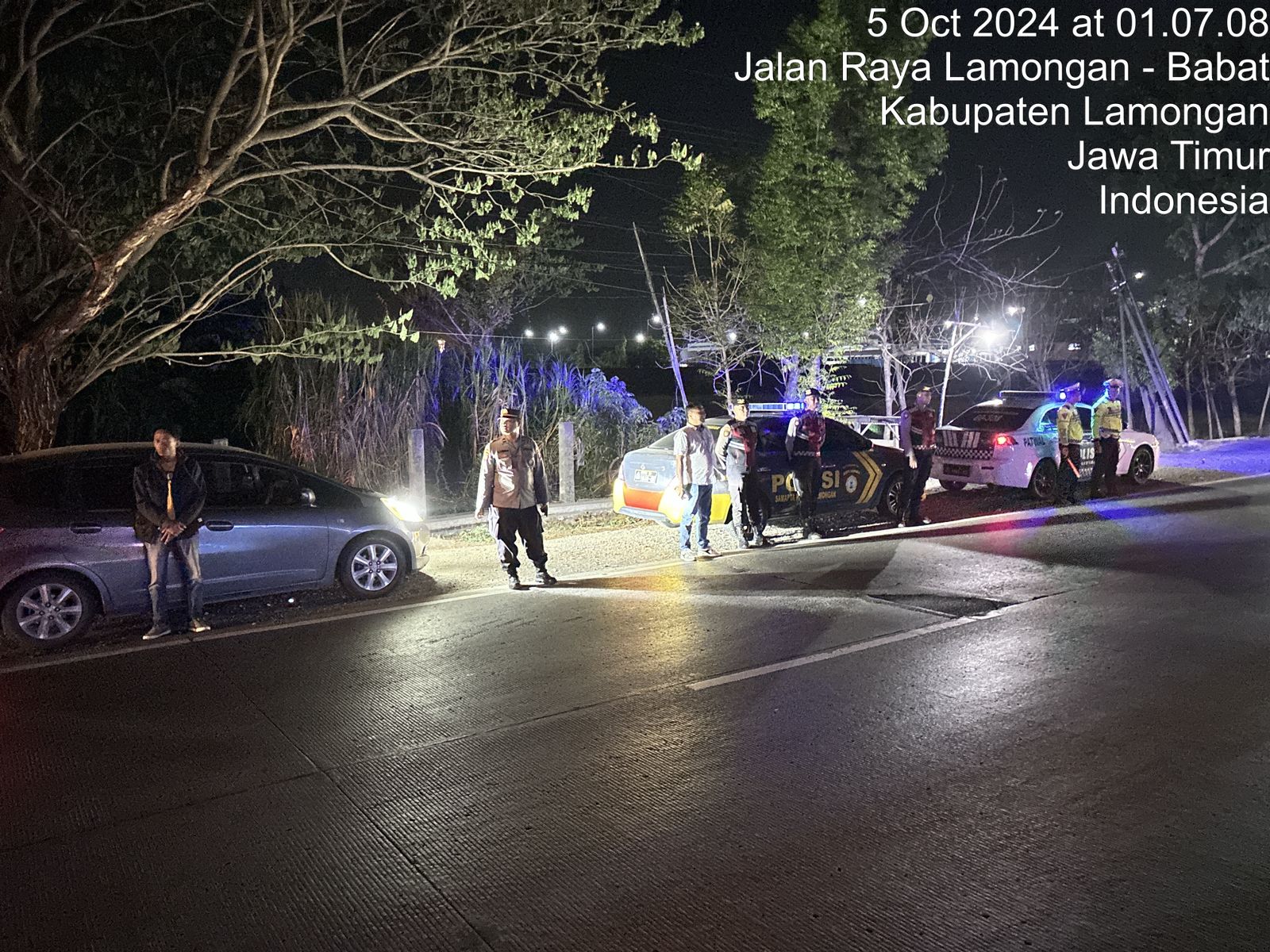 Cegah Guantibmas, Polres Lamongan Lakukan Patroli Harkamtibmas