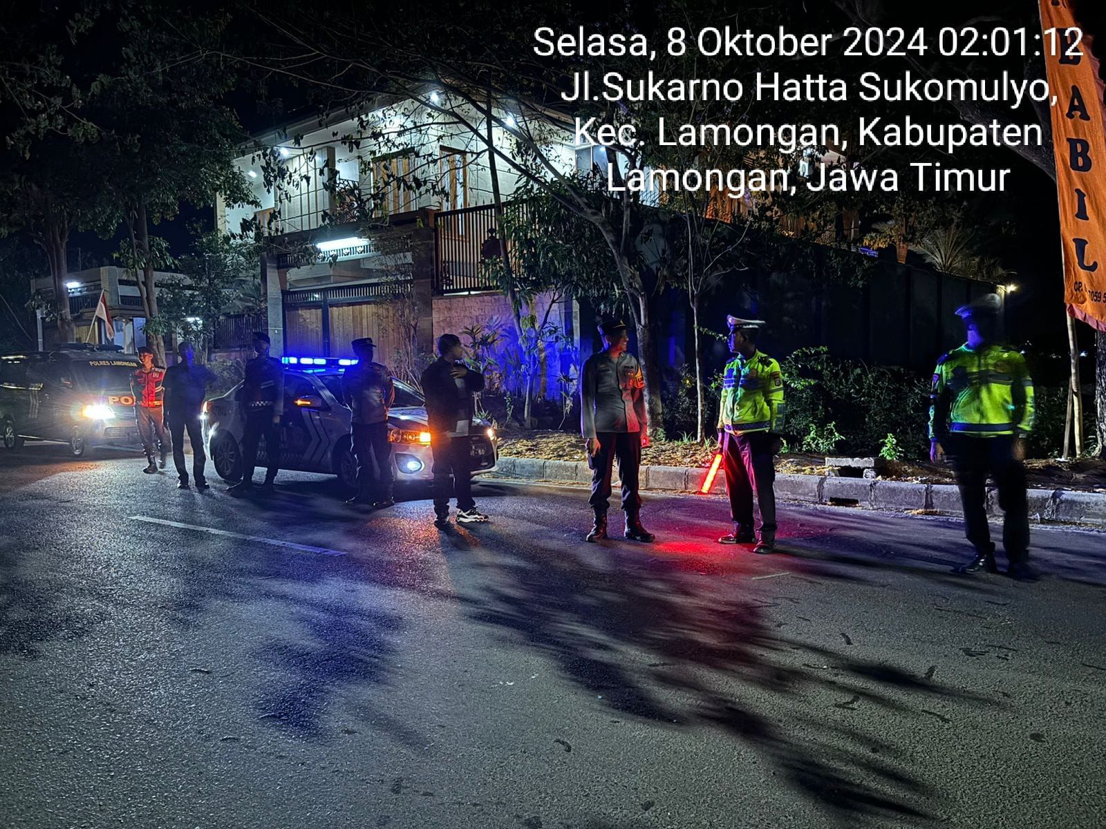 Polres Lamongan Laksanakan Patroli Harkamtibmas dalam Rangka Ops Mantap Praja 2024 di Wilayah Kabupaten Lamongan