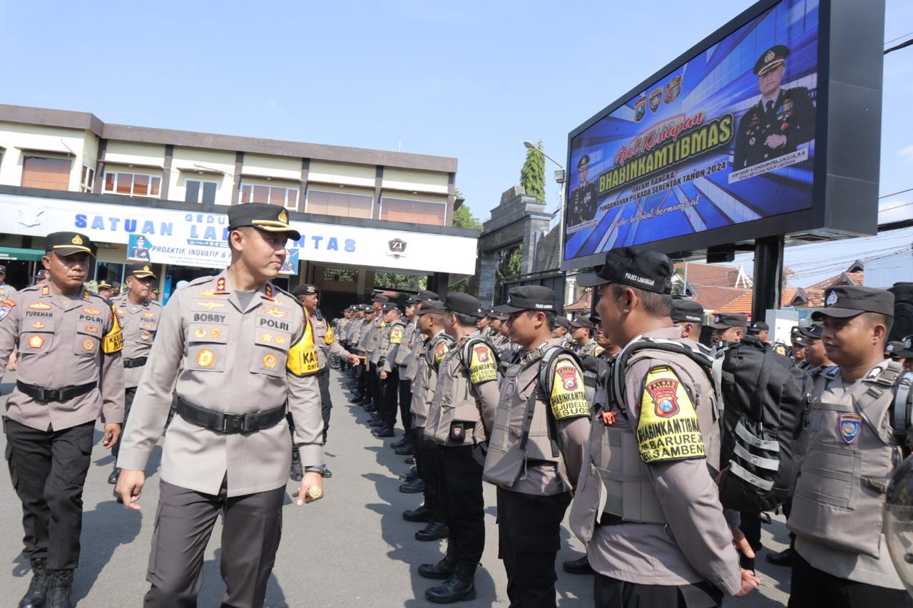 Polres Lamongan Gelar Apel Kesiapan Bhabinkamtibmas untuk Pengamanan Pilkada Serentak 2024