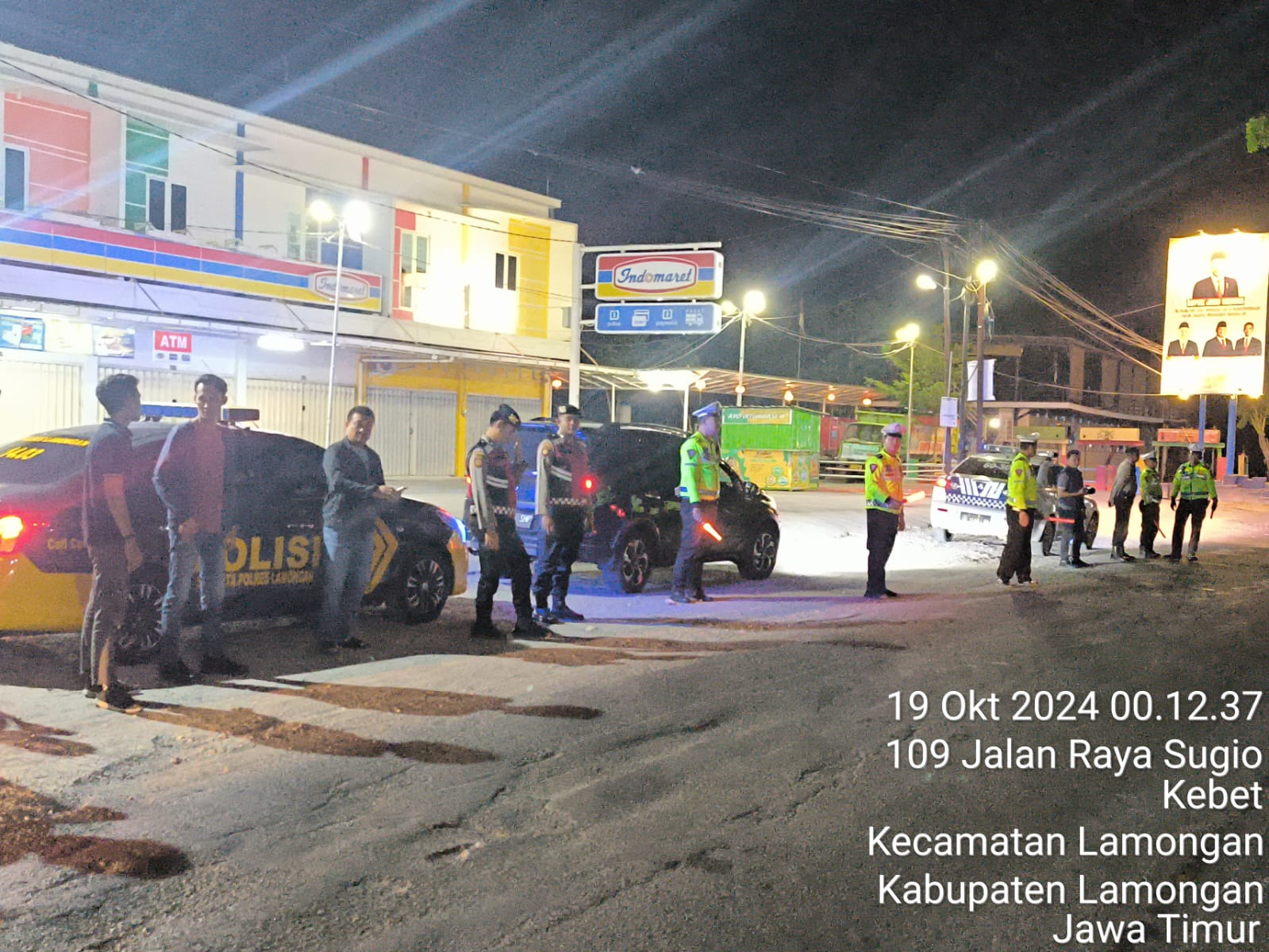 Guna Cegah Guantibmas Polres Lamongan Gelar Patroli Harkamtibmas