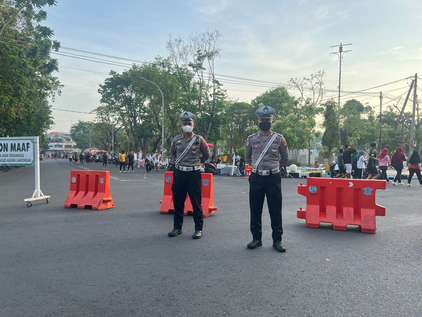 Pastikan Kegiatan Mince Berjalan Aman, Polres Lamongan Lakukan Pengamanan