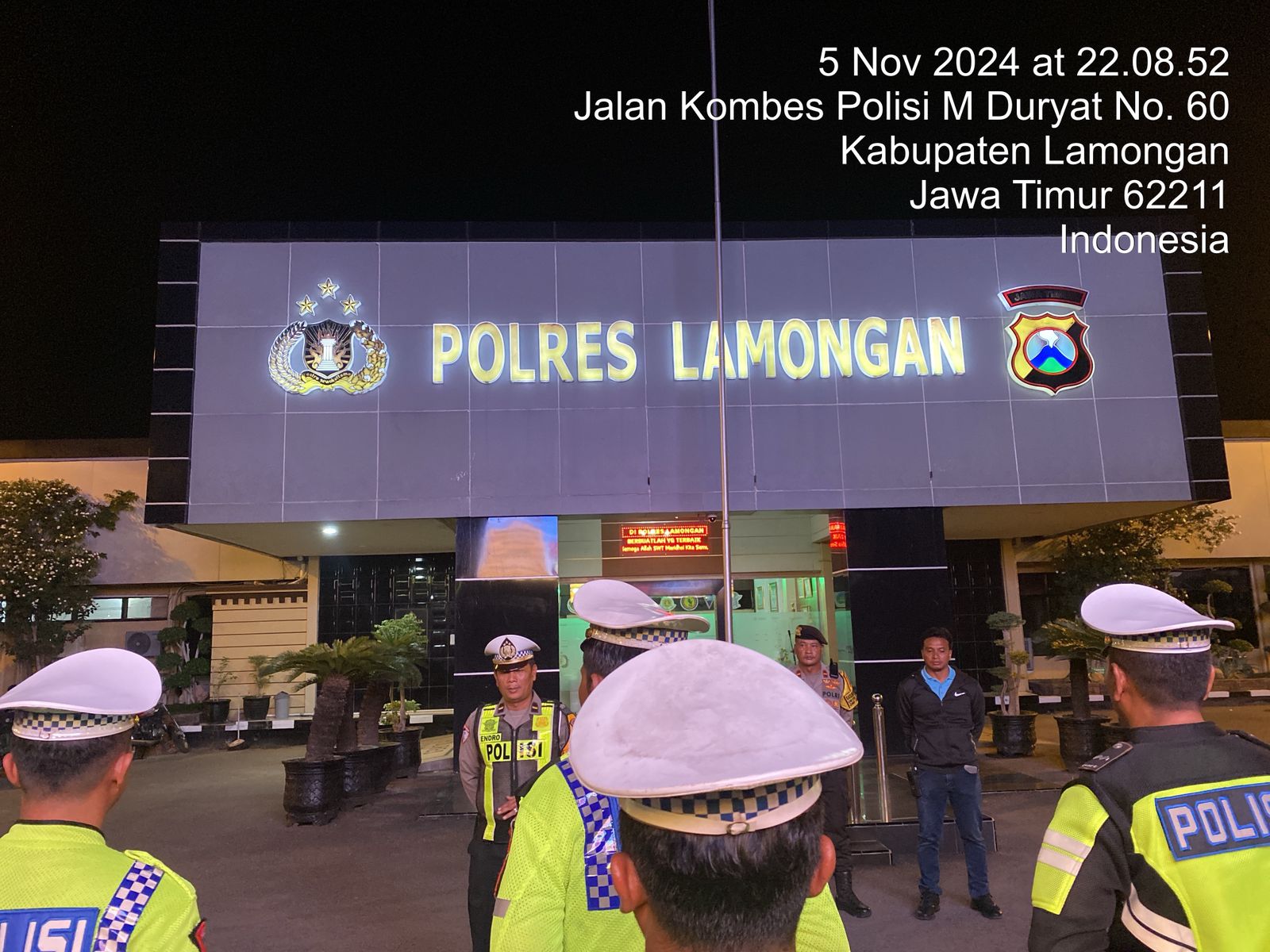 Cegah Tindakan Kriminalitas, Anggota Polres Lamongan Laksanakan Patroli Harkamtibmas