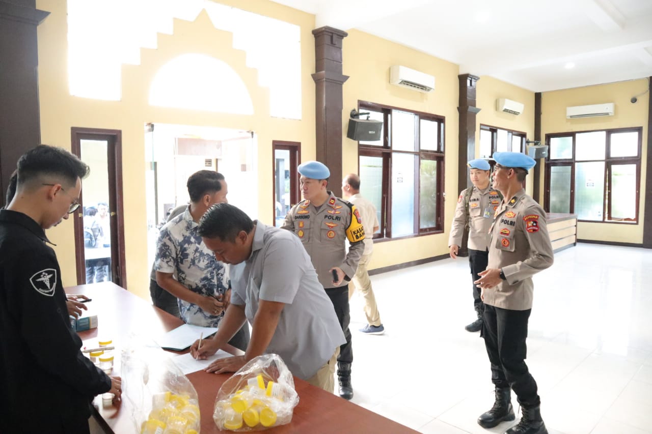 Kunjungan Tim Divpropam Mabes Polri ke Polres Lamongan dalam Rangka Uji Petik