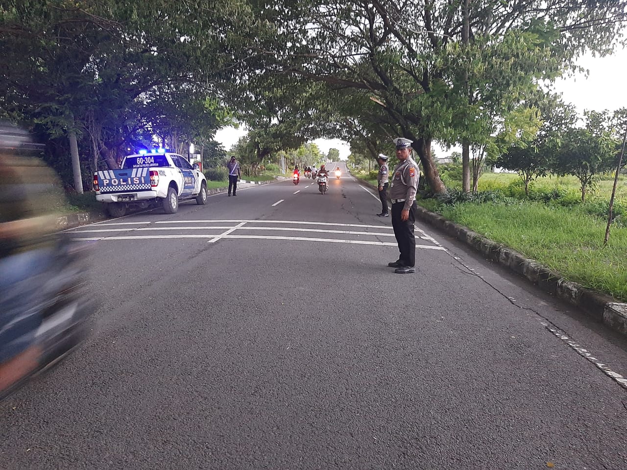 Polres Lamongan Gelar Patroli Harkamtibmas Antisipasi Balap Liar