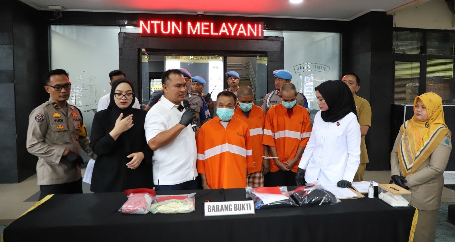 Polresta Malang Kota Berhasil Ungkap Tiga Kasus Pencabulan Dua Diantaranya Libatkan Ayah Kandung