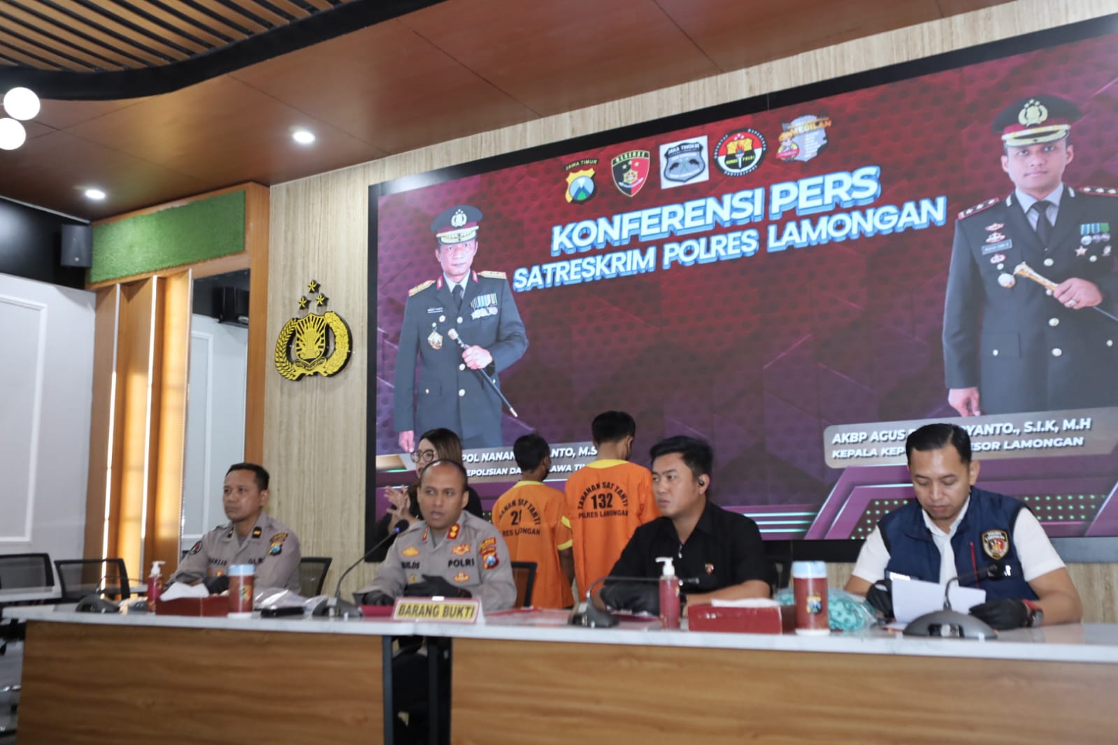 Polres Lamongan Gelar Rilis TPPO, Suami Rela Jual Istri Karena Faktor Ekonomi