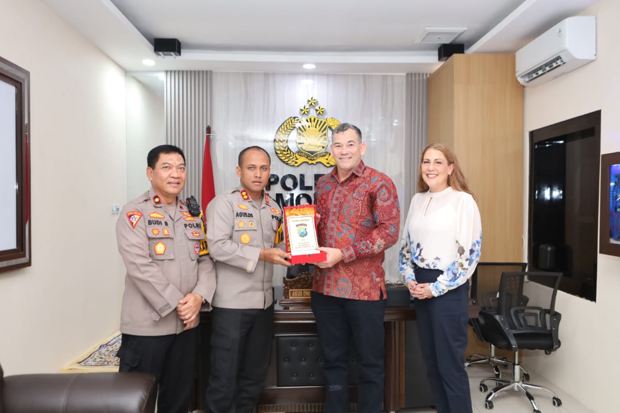 Kapolres Lamongan Terima Kunjungan Konsulat Jenderal Australia dalam Rangka Silaturahmi dan Peningkatan Sinergitas