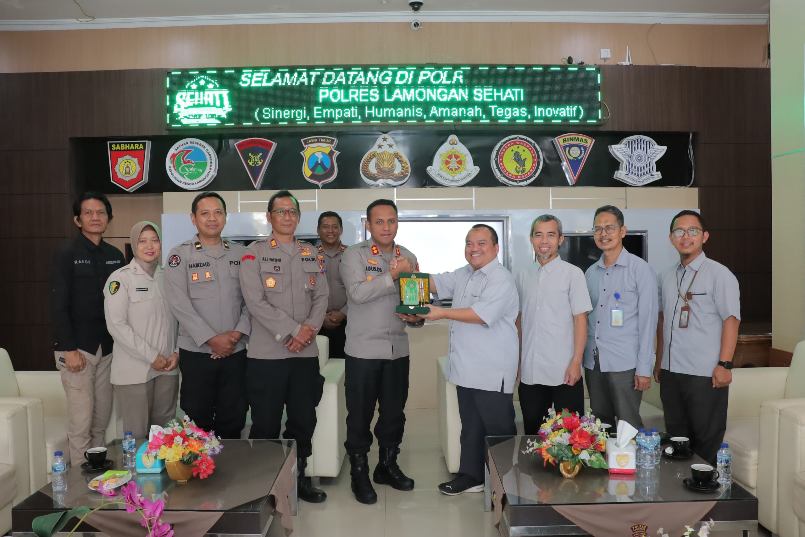 Silaturahmi Penuh Makna, Kapolres Lamongan Sambut Direksi RS Muhammadiyah Perkuat Kerja Sama Pelayanan Publik