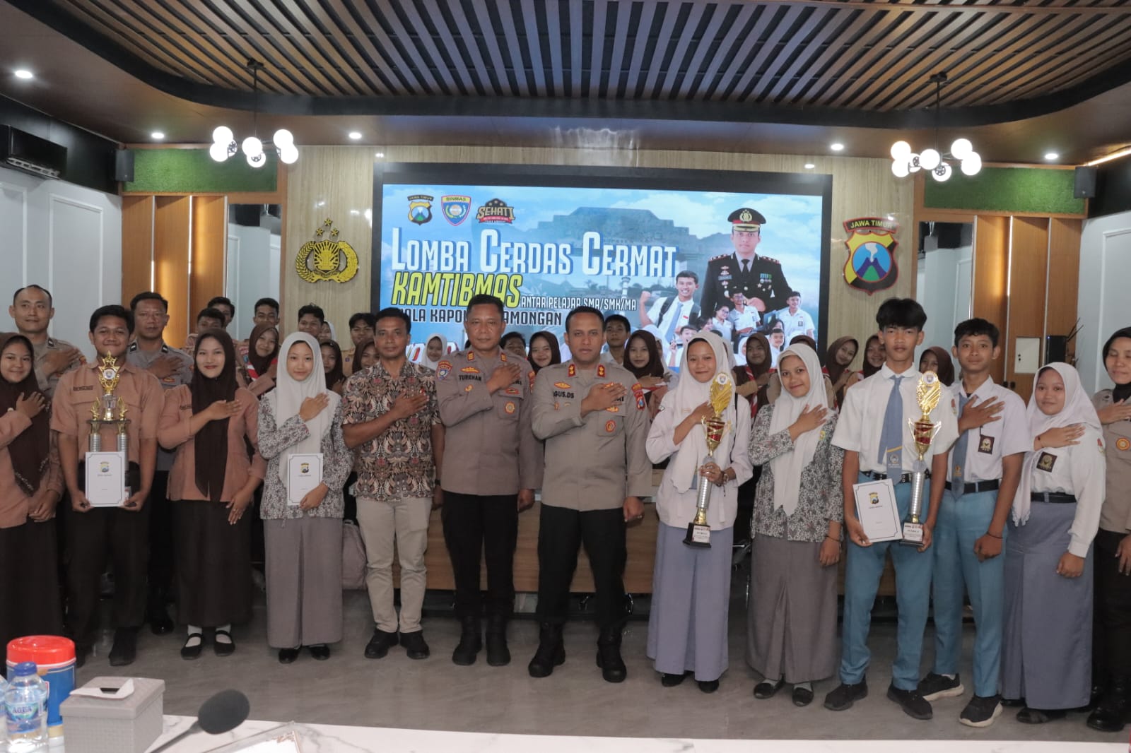 Polres Lamongan Gelar Lomba Cerdas Cermat Kamtibmas Tingkat SMA/SMK/MA Piala Kapolres Lamongan