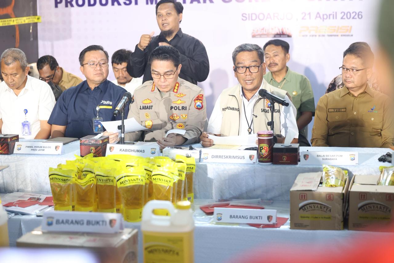 Polda Jatim Ungkap Produksi MinyaKita Ilegal, Empat Orang  Ditetapkan Tersangka